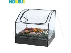 HORTUS Bed-drivhus lav, 109 x 109 x 40/70 cm (211-101)