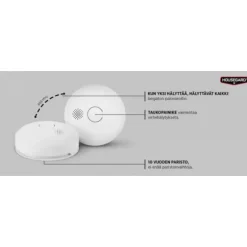Housegard Luma trådlös brandvarnare, 2-pack
