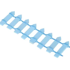 Härlig miniatyrträdgårdsstaket dockhusprydnad - blå