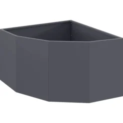 Hörnställning Antracit 60 x 60 x 35 cm Stål