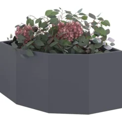 Hörnställning Antracit 60 x 60 x 35 cm Stål