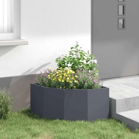 Hörnställning Antracit 60 x 60 x 35 cm Stål