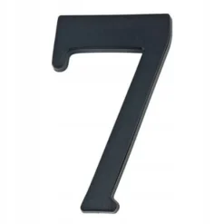 Husnummer 7 svart 19 cm