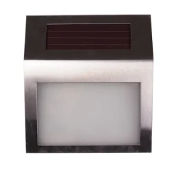 Husnummer LED solcell rostfri IP44