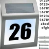 Husnummer med Solceller Led Belysning