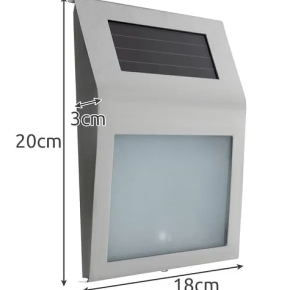 Husnummer med Solceller Led Belysning