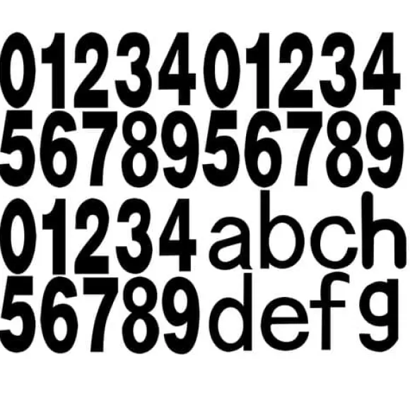 Husnummer med Solceller Led Belysning