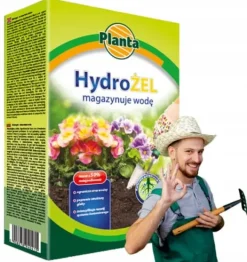 Hydrogel som förbättrar jordens egenskaper 250 g Lagrar vatten