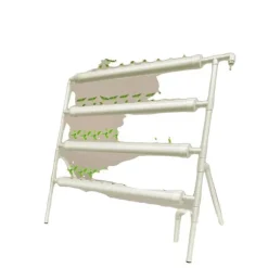 Hydroponisk växtkit, kapacitet för 36 växter, 4 nivåer, DC 12V pump, 4W effekt, platsbesparande vertikal design