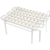 Hydroponiskt odlingskit - 6-rörssystem - 54 odlingsplatser - 1 nivå - PVC - Komplett set - Vit