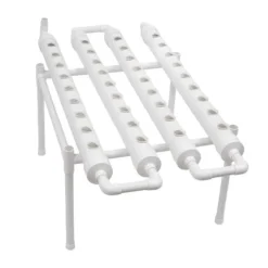 Hydroponiskt odlingskit, 36 växtplatser, effektiv jordlös odling,Vit
