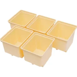 Hydroponiskt odlingssystem - 4-hinks droppbevattningskit inomhus - Varje hink 11 L - Pump 220–240 V/50 Hz - 4 W - 300 L/h - PP-plast