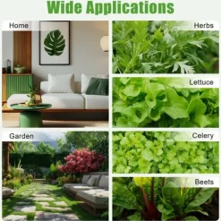 Hydroponiskt odlingssystem - NFT rörkit - 1 Lager - 36 Planteringshål - 4 Rör - PVC-U - Rör Ø6,3 cm - Hålavstånd 8 cm - Vit