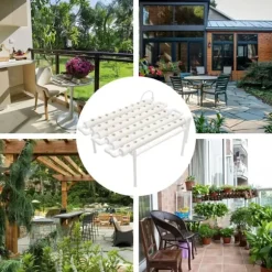 Hydroponiskt odlingssystem - Odlingskit - 54 plantplatser - Jordfri odling - För grönsaker - Vit