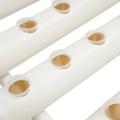 Hydroponiskt odlingssystem - Odlingskit - 54 plantplatser - Jordfri odling - För grönsaker - Vit