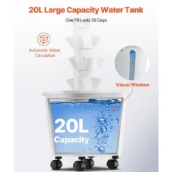 Hydroponiskt Odlingssystem 30 Poddar, Smart Hydroponiskt Torn, Vattencirkulationsfunktion