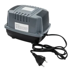 Hydroponiskt odlingssystem - kit - 7 delar - 20 l odlingshinkar - jordlös odling - med luftpump - svart