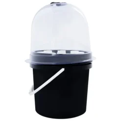 Hydroponiskt system, inomhusodlingskit, automatiserad cykelmist,svart