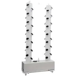 Hydroponiskt växtkit, 56 planteringshål, hållbar design,VIT