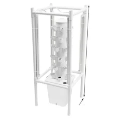 Hydroponiskt växtkit, 30 planteringskrukor, LED växtljus,VIT