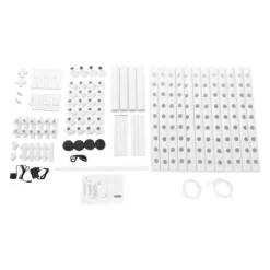 Hydroponiskt växtkit, 3-nivåstruktur, 108 planteringsplatser,VIT