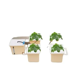 Hydroponiskt växtsystem, 5-bucket setup, kompletta tillbehör inkluderade,VIT