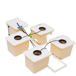 Hydroponiskt växtsystem kit, 11L hinkkapacitet, 220-240V pumpvoltage, 4W pumpkraft, IPX8 skyddsnivå, kompakt storlek