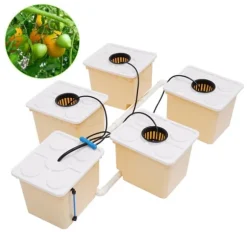 Hydroponiskt växtsystem kit, 11L hinkkapacitet, 220-240V pumpvoltage, 4W pumpkraft, IPX8 skyddsnivå, kompakt storlek