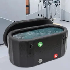 Icbadkar, Stor Kapacitet, Lätt Att Montera,svart