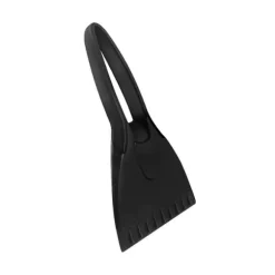 INF Anti-halk snöskyffel isskrapa med silikonhandtag 3-delad Svart