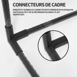 INN Gardening Växthus PVC-ramkopplingar Heavy Duty stabilt fäste koppling för växthusram Lämplig för spaljé