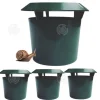 INN snigelfälla 9x11,5 cm 4 stycken plastsnäckfångare Ölsnäckfångare för att fånga sniglar och eskargo