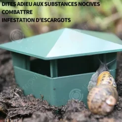 INN snigelfälla 13x10,5 cm 4 stycken snigelfångare i plast Ölsnäckfångare för att fånga sniglar och sniglar