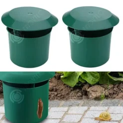 INN Snigelfälla 8x10cm 2 stycken Snäckfångare i plast Ölsnäckfälla för att fånga sniglar och masksniglar