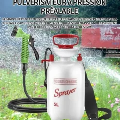 INN Tryckspruta 5L förtrycksspruta spruta trädgårdsbevattning och sprutning trädgård liten vattning