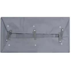 Innerfoder till trädgårdsvagn mörkgrå 81x41x21 cm tyg