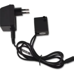 Inomhusfontän med LED-lampor i polyresin - Fridfull vattendekoration | Färg: Grå | Storlek: 30x25x50 cm