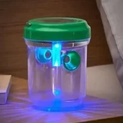 Insektsfångare - Solenergi - Grön - 13 cm hög - 9 cm diameter - Ekologisk