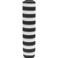Insynsskyddsnät antracit och vit 1,2x10 m HDPE 195 g/m²