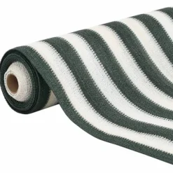 Insynsskyddsnät grön och vit 1,5x10 m HDPE 195 g/m²