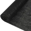 Insynsskyddsnät svart 1,2x25 m HDPE 195 g/m²