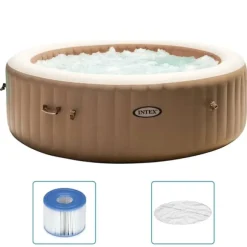 INTEX Bubbelpool rund PureSpa 216x71 cm 6 personer