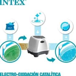 Intex Salt Klorinator För Pooler Upp Till 17 M³ Vit