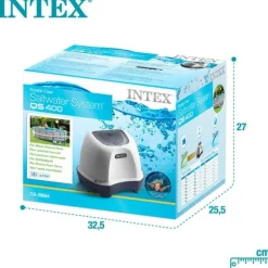 Intex Salt Klorinator För Pooler Upp Till 17 M³ Vit