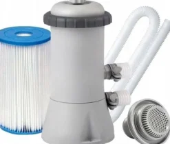 Intex Typ A Poolpump 3785 L/H med filter, slangar & klämman för 244-366 cm pooler