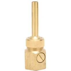 Invändig gänga fontänmunstycke Mässing Justerbart vattenspruthuvud med ventil för dammDN25 32mm