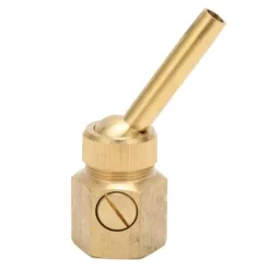 Invändig gänga fontänmunstycke Mässing Justerbart vattenspruthuvud med ventil för dammDN25 32mm