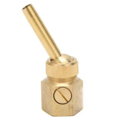 Invändig gänga fontänmunstycke Mässing Justerbart vattenspruthuvud med ventil för dammDN25 32mm