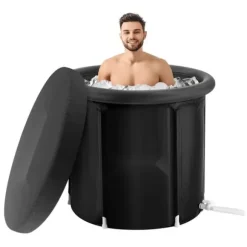 Isbadkar för idrottare, Kallvattenterapi, Uppblåsbart Stoppbadkar, Förbättra återhämtning, Bärbart och praktiskt