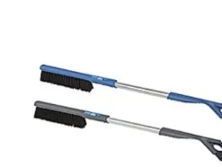 Isskraber med børste 77cm - Aluminium skaft og med vendbar klinge